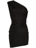 Alexandre Vauthier One Shoulder Midi-dress - Black