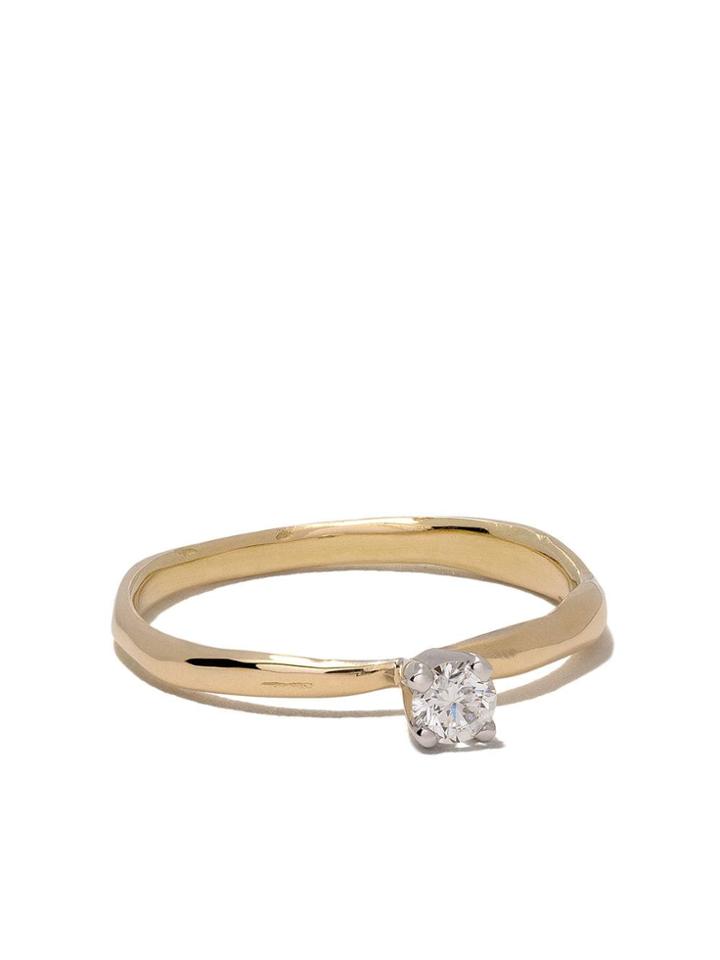 Wouters & Hendrix Gold 18kt White And Yellow Gold Diamond Ring -