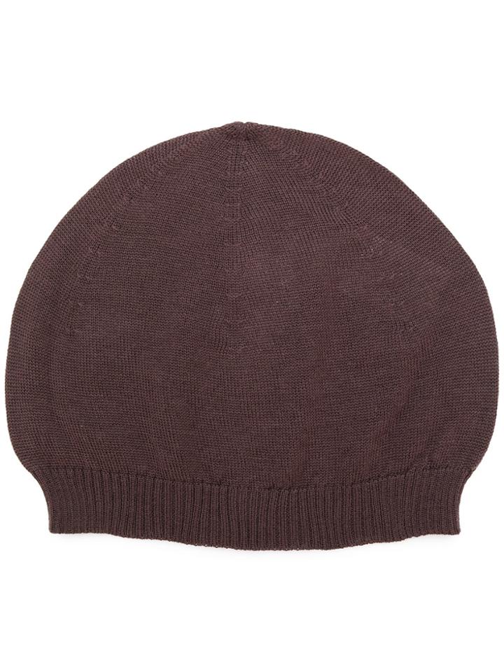 Rick Owens Round Shaped Hat - Brown