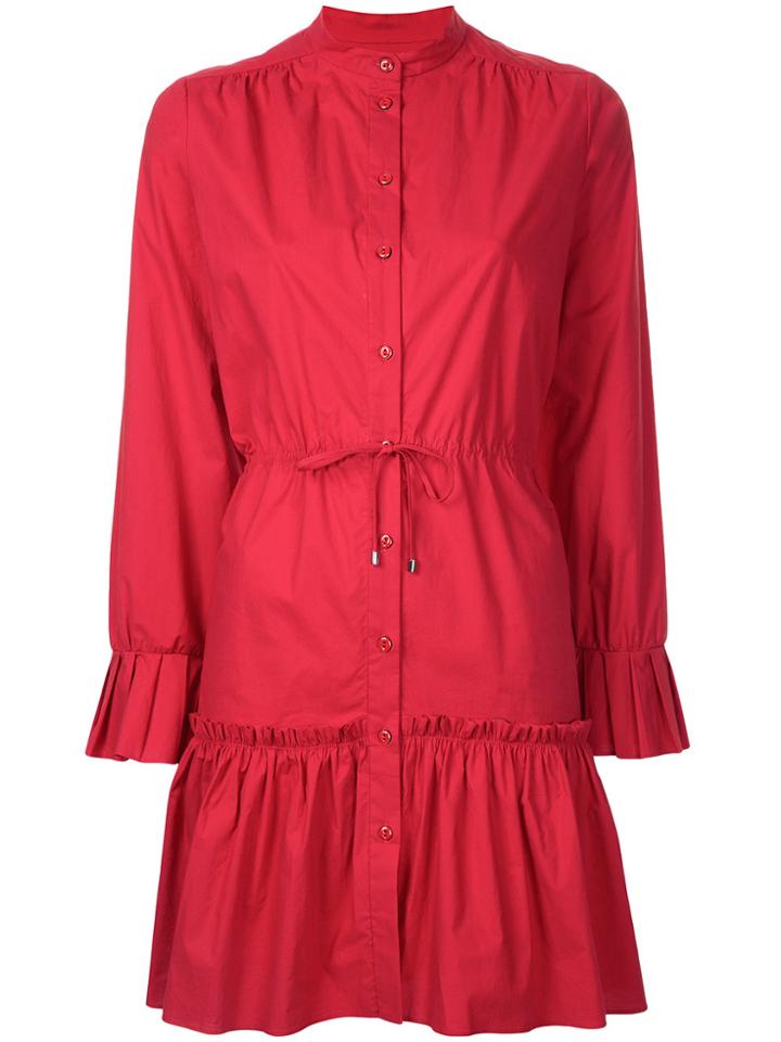 Saloni Gathered Shirt Dress