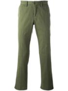 Aspesi Classic Chinos, Men's, Size: 48, Green, Cotton/spandex/elastane