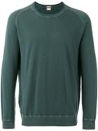 Massimo Alba Ribbed Trim Sweatshirt, Men's, Size: Small, Blue, Cashmere
