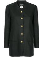 Chanel Vintage Collarless Slim Jacket - Black