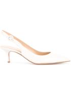 Gianvito Rossi Pointed Toe Pumps - Nude & Neutrals