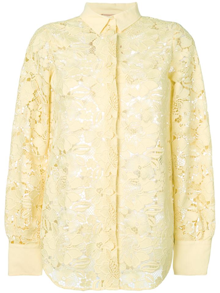 No21 Lace Shirt - Yellow & Orange