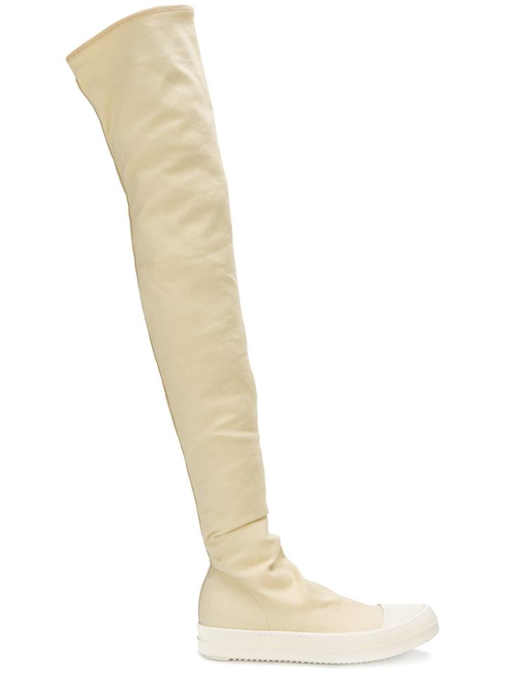 Rick Owens Drkshdw Over-the-knee Flat Boots - Yellow & Orange