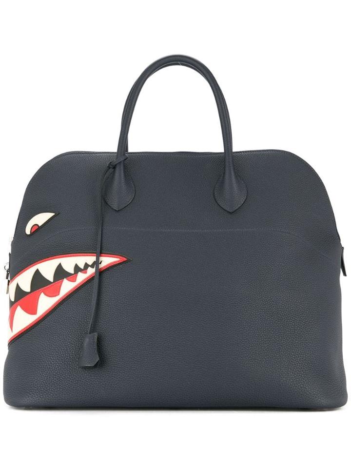 Hermès Pre-owned Hermès Boldie Shark 45 Tote Bag - Blue