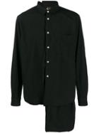 Comme Des Garçons Homme Plus Crinkled Shirt - Black