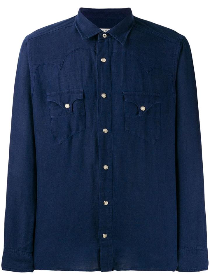 Al Duca D'aosta 1902 Chest Pocket Shirt - Blue