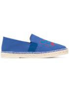 Kenzo Tiger Elasticated Espadrilles - Blue