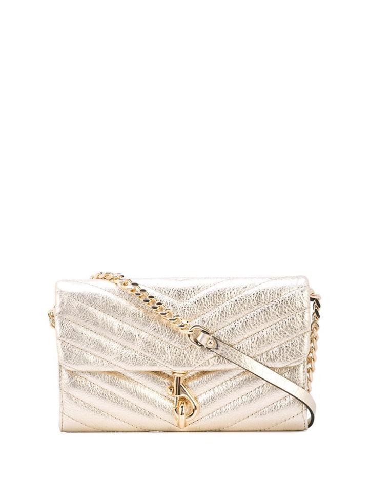 Rebecca Minkoff Edie Clutch Bag - Gold