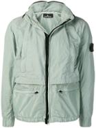 Stone Island Shadow Project Logo Patch Jacket - Green