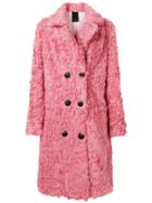 Numerootto Double Breasted Coat - Pink