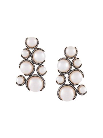 Christina Debs Multi Pearl Earrings