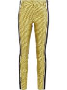 Haider Ackermann Geomtric Stripes Trousers - Yellow & Orange