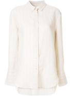 Venroy Striped Shirt - Neutrals