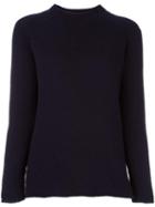 Apuntob High Neck Jumper, Women's, Size: Large, Blue, Cashmere