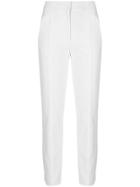 Tory Burch Cropped Tailored Trousers - White
