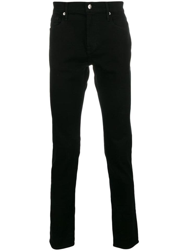 Frame Slim-fit Jeans - Black
