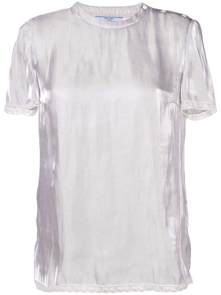 Prada Short-sleeve Blouse - Silver