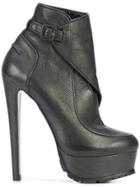 Vera Wang Wrapped Ankle Boots - Black