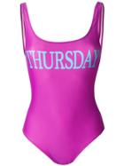 Alberta Ferretti Rainbow Week Swimsuit - Pink