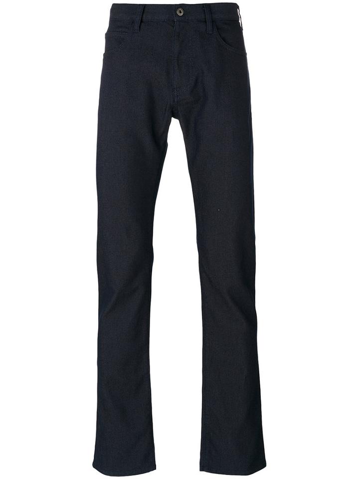 Slim-fit Jeans - Men - Cotton/polyester - 30, Blue, Cotton/polyester, Armani Jeans
