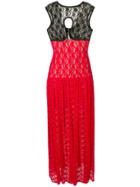 Christopher Kane Stretch Lace Crotch Dress - Red