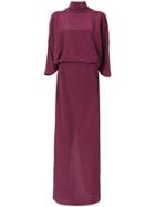 Chalayan Scarf Neck Dress - Pink & Purple