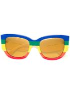 Gucci Eyewear Rainbow Sunglasses - Neutrals