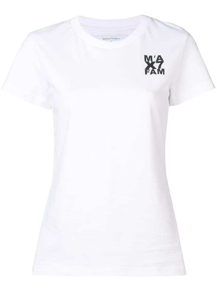 Marques'almeida Logo Print T-shirt - White