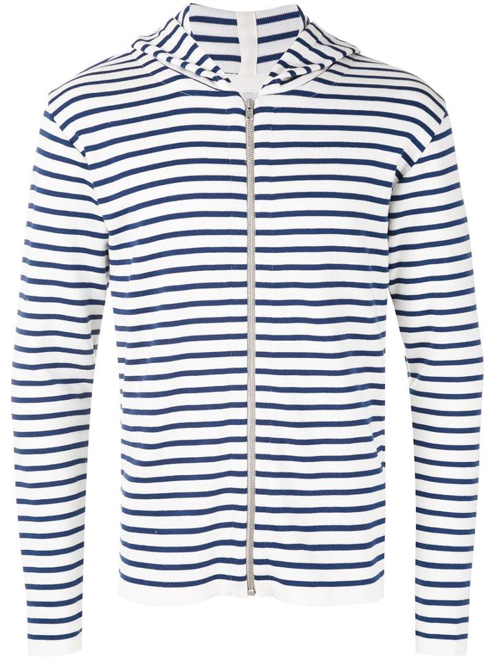 S.n.s. Herning - Passage Hoodie Jacket - Men - Cotton/merino - Xl, Blue, Cotton/merino