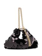Jimmy Choo Sequin Embellished Clutch Bag - Black
