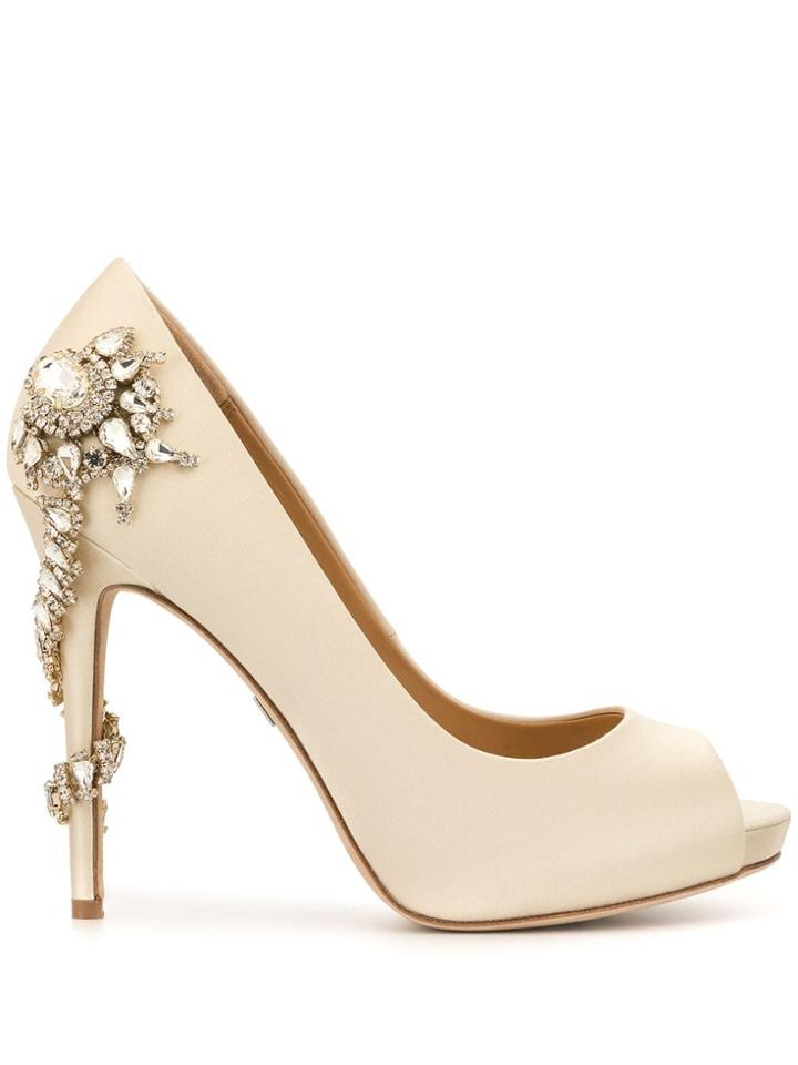 Badgley Mischka Royal Pumps - White