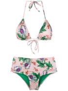 Brigitte Hot Pants Bikini Set - Pink & Purple