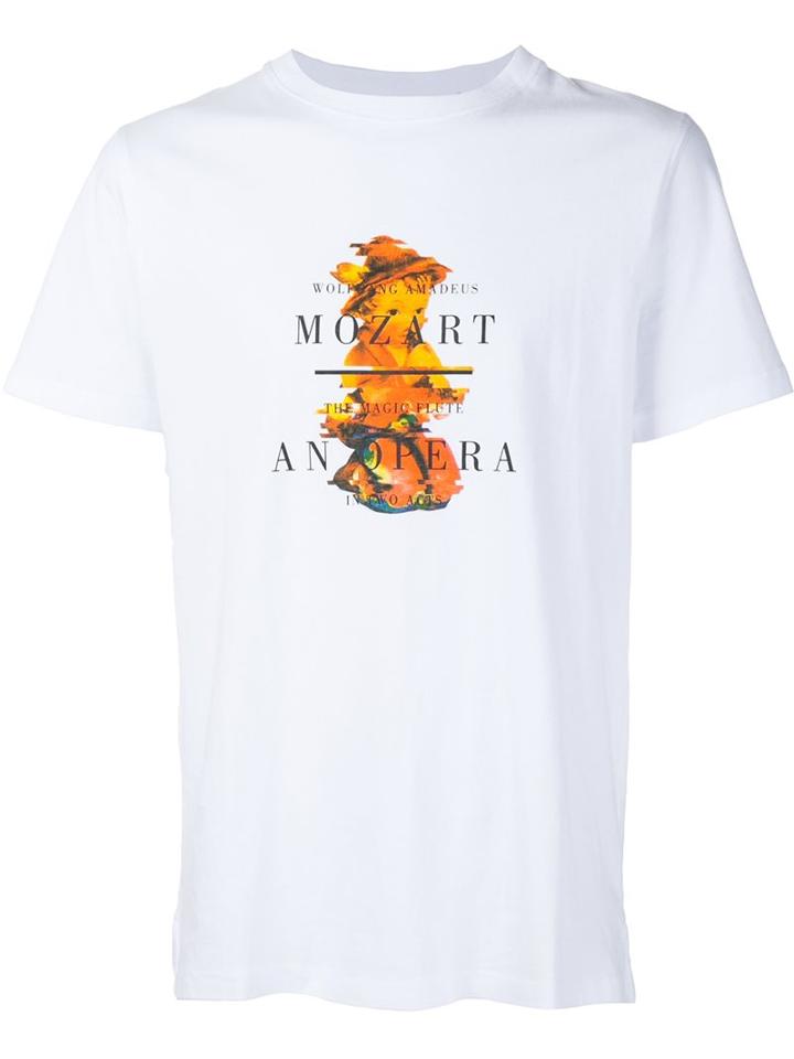Opening Ceremony 'mozart' T-shirt, Men's, Size: Medium, White, Cotton