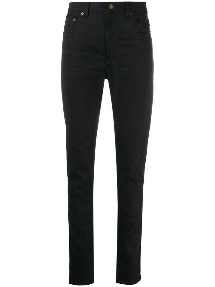 Saint Laurent Skinny-fit Denim Jeans - Black