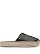Miu Miu Leather Mules - Black