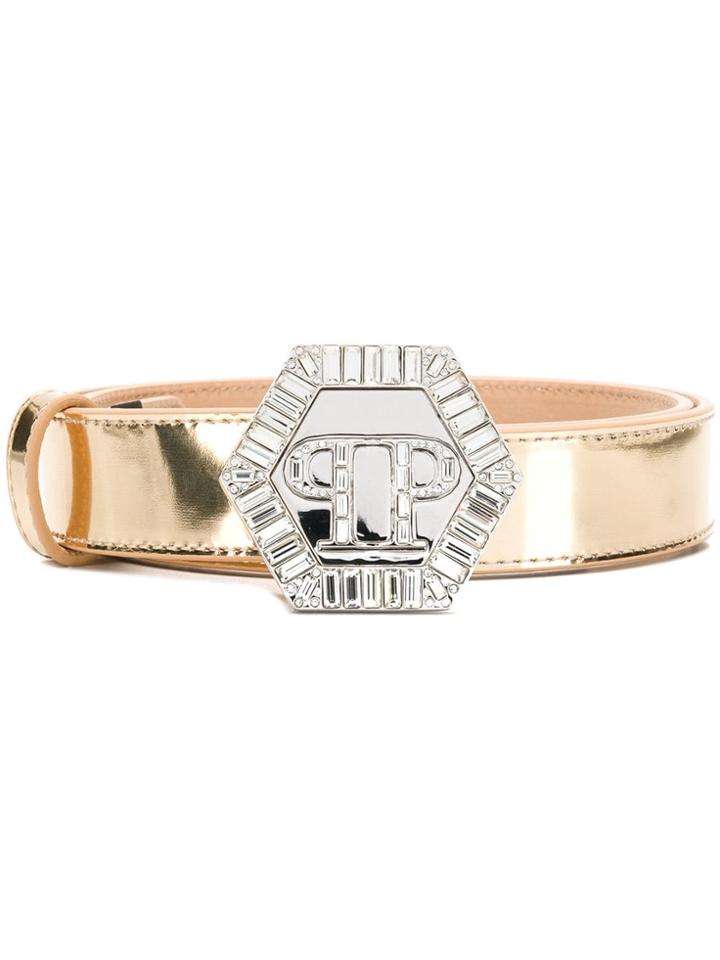 Philipp Plein Joe Belt - Gold