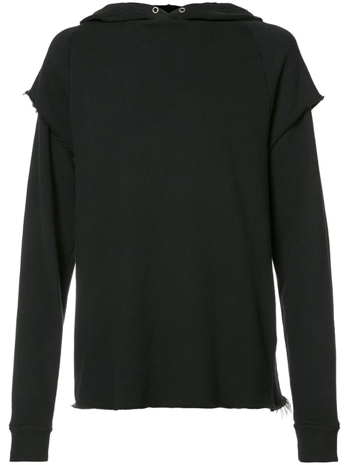 Enfants Riches Déprimés Raw Edge Hoodie - Black