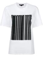 Alexander Wang Barcode Logo Printed T-shirt - White