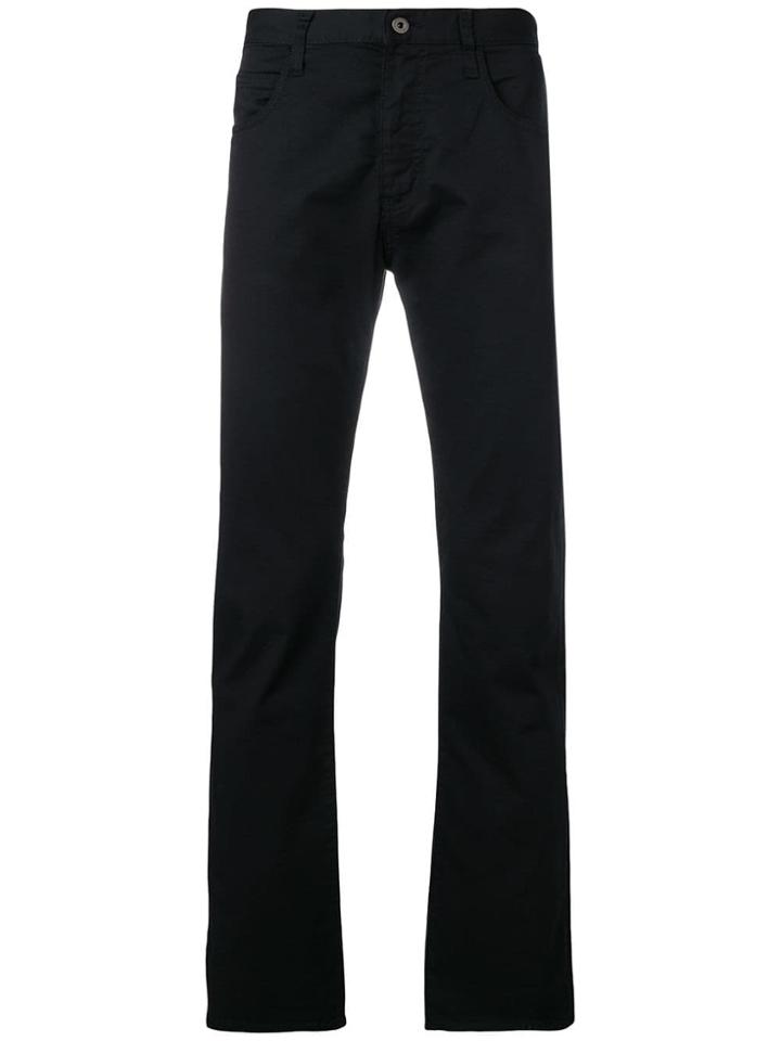 Emporio Armani Regular Slim Chinos - Black