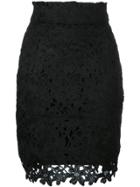 Bambah Lace Mini Skirt - Black