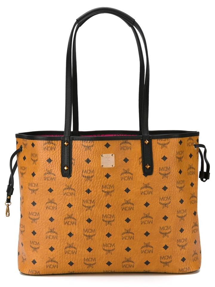 Mcm Logo Print Shoulder Bag