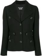 Moschino Fitted Button Jacket - Black
