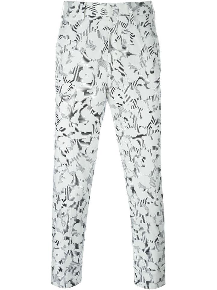 Neil Barrett Graphic Leopard Print Trousers