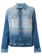 Current/elliott - Faded Denim Jacket - Women - Cotton - 0, Blue, Cotton