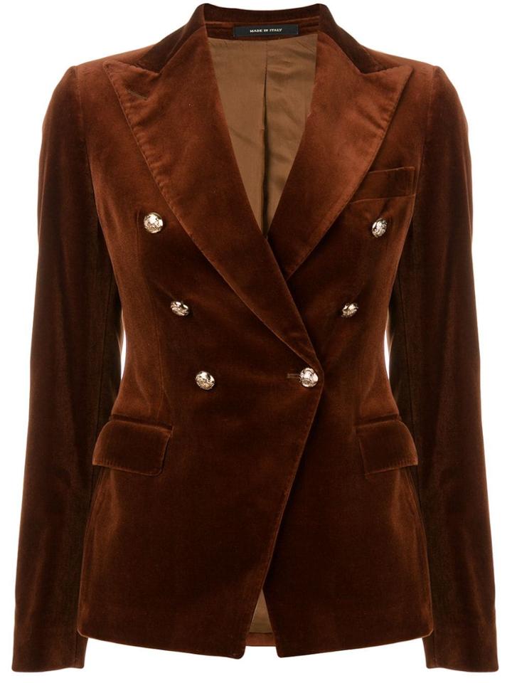 Tagliatore Double-breasted Blazer - Brown