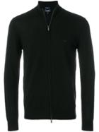 Armani Jeans Zip Cardigan - Black