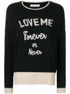 Quantum Courage Love Me Forever Sweater - Black